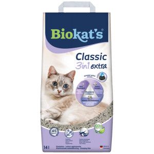 Biokat's Classic 3 in 1 Extra kattenbakvulling 2 x 14 liter