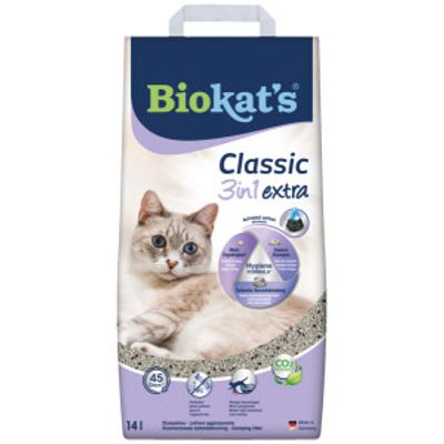 Biokat&apos;s Classic 3 in 1 Extra kattenbakvulling 14 liter