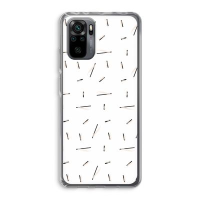 Hipster stripes: Xiaomi Redmi Note 10 Pro Transparant Hoesje
