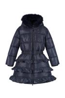 Le Chic winter winterjas meisjes - navy blauw - Blight - ruffle