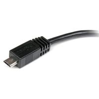 StarTech.com 15cm Micro USB naar Mini USB Verloopkabel M/F - thumbnail