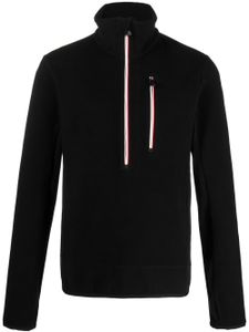 Moncler Grenoble sweat en polaire à col zippé - Noir