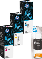 HP 32XL + HP31 Inktflesjes Combo Pack