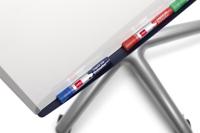 Nobo Classic Staal mobiele flipover, magnetisch