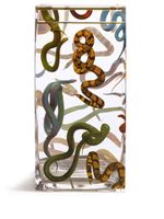 Seletti grand vase Snakes en verre - Tons neutres