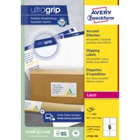 Etiket avery l7166-100 99.1x93.1mm 600st wit