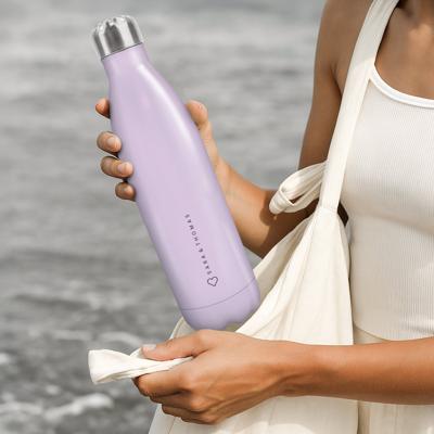 Thermosfles met naam bedrukken - 750 ml - Paars