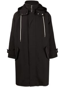 There Was One parka zippée à capuche - Noir