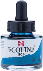 Talens Ecoline waterverf flacon van 30 ml, pruisischblauw