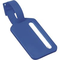 Kofferlabel Janina - blauw - 9 x 5 cm - reiskoffer/handbagage label   - - thumbnail