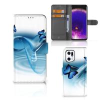 OPPO Find X5 Pro | Telefoonhoesje | Met pasjeshouder | Vlinders