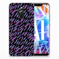 Huawei Mate 20 Lite TPU bumper Feathers Color