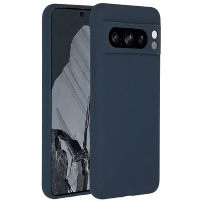 Accezz Liquid Silicone Backcover Google Pixel 8 Pro Telefoonhoesje Blauw