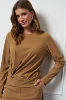 Winona knot top - caramel - 13247