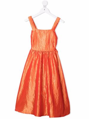 Andorine robe longue à dos-nu - Orange