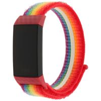 Fitbit Charge 3 & 4 Nylon Band - Regenboog