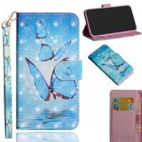 3D-schilderij patroon gekleurde tekening horizontale Flip TPU + PU lederen draagtas met houder & kaartsleuven & portemonnee voor Xiaomi Redmi 7A (drie