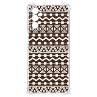 Samsung Galaxy M13 4G | M23 Doorzichtige Silicone Hoesje Aztec Brown