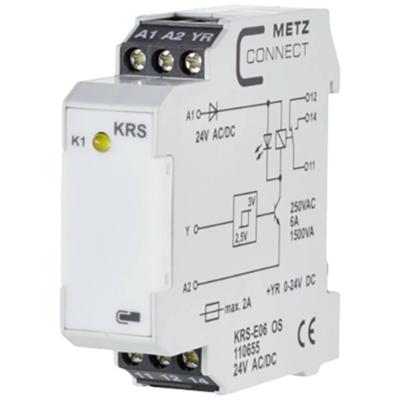 Metz Connect 110655 Drempelwaardeschakelaar 24, 24 V/AC, V/DC (max) 1x wisselcontact 1 stuk(s)