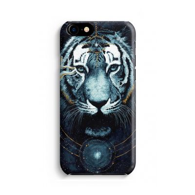 Darkness Tiger: Volledig geprint iPhone SE 2020 Hoesje