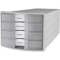 HAN IMPULS 2.0 1012-63 Ladebox Lichtgrijs DIN A4, DIN C4 Aantal lades: 4