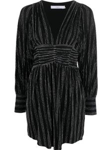 IRO robe nervurée à manches longues - Noir