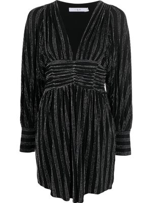 IRO robe nervurée à manches longues - Noir