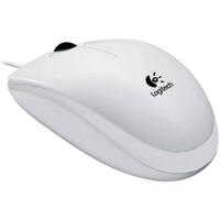 Logitech B100 Muis USB Optisch Wit 3 Toetsen 800 dpi