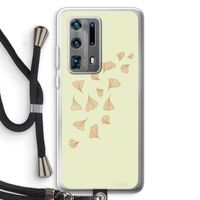 Falling Leaves: Huawei P40 Pro Plus Transparant Hoesje met koord