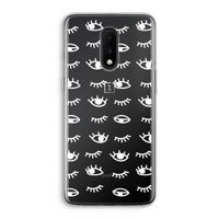 Eye pattern #3: OnePlus 7 Transparant Hoesje
