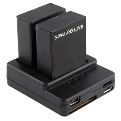 Batterij Lader voor GoPro Hero 3+ / 3 (AHDBT-301, AHDBT-302)(zwart)