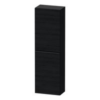 Hoge Kast Duravit D-Neo Kolomkast Wand 132 cm Linksdraaiend Mat Eiken Zwart Duravit - thumbnail