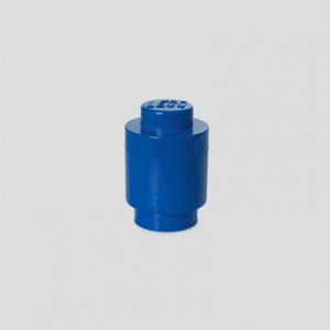 Room Copenhagen LEGO Storage Brick 1 Rond Blauw opbergdoos