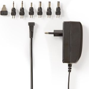 Nedis universele stroomadapter 9.0-24V DC, 1.0-1.5A, 24W