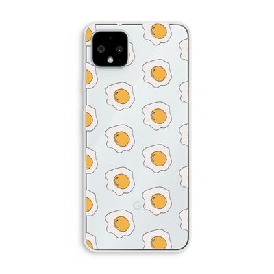 Bacon to my eggs #1: Pixel 4 XL Transparant Hoesje