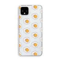 Bacon to my eggs #1: Pixel 4 XL Transparant Hoesje