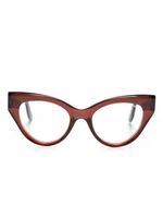 Lapima lunettes de vue à monture papillon - Rouge - thumbnail