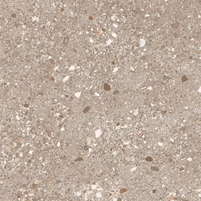 JOS. Horizon Ciottoli Tabac. Vloertegel 600X600 Tabacco 8,2mm Mat Ret.R10