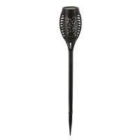 Pro Garden Solar tuinlamp / fakkel / prikspot - vlameffect - zonne-energie - 51 cm