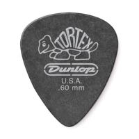 Dunlop Tortex Pitch Black Standard Plectrum 0.60mm - Per Stuk