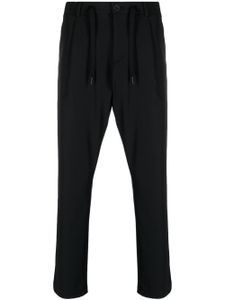 Herno drawstring-waist slim-cut trousers - Noir