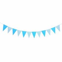 Vlaggetjes (Blauw)