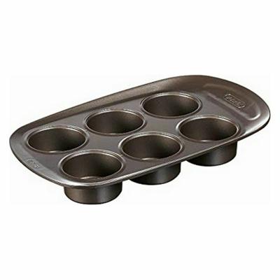 Bakplaat voor Muffins Pyrex Bruin Metaal