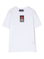 DSQUARED2 KIDS t-shirt en coton à logo imprimé - Blanc - thumbnail