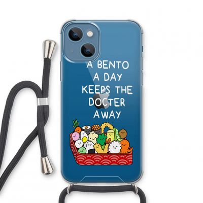 Bento a day: iPhone 13 mini Transparant Hoesje met koord