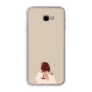 I drink wine: Samsung Galaxy J4 Plus Transparant Hoesje
