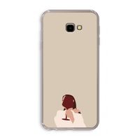 I drink wine: Samsung Galaxy J4 Plus Transparant Hoesje