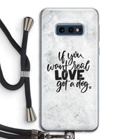 Partner in crime: Samsung Galaxy S10e Transparant Hoesje met koord