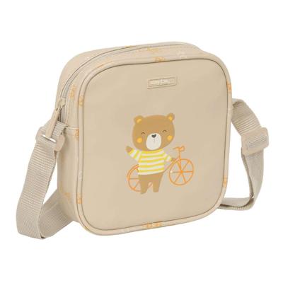 Schoudertas Safta Beer Beige 16 x 18 x 4 cm