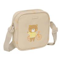 Schoudertas Safta Beer Beige 16 x 18 x 4 cm